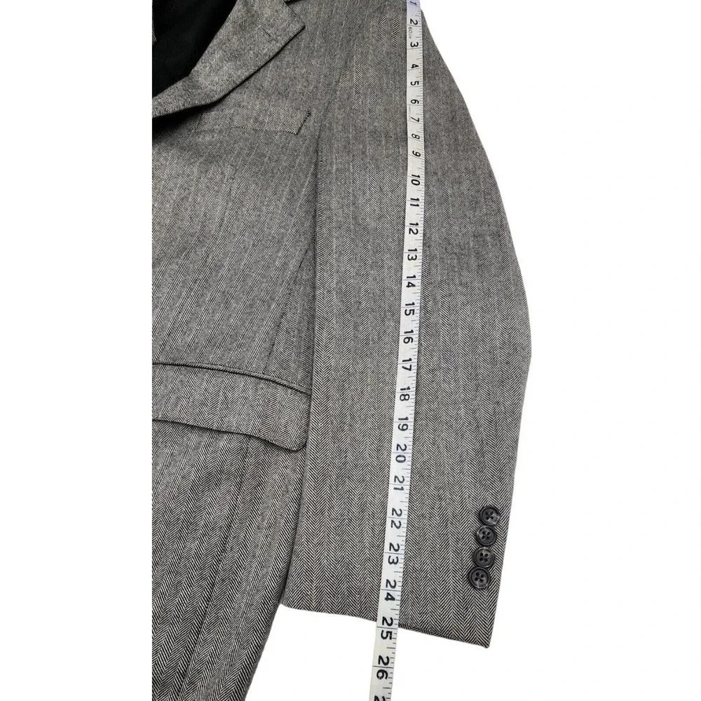 JP Tilford Samuelsohn Loro Piana 100% Worsted Cashmere SB Justin Sport Coat 44R